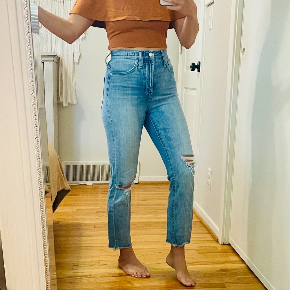 Madewell High Waist Ankle Jeans